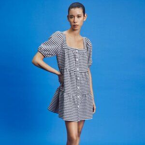 Zara Gingham Mini Dress S